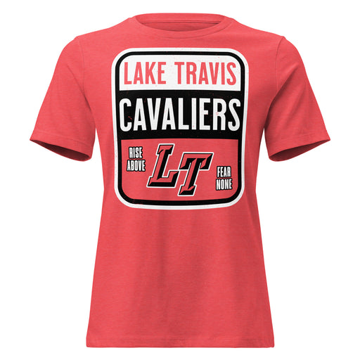 Lake Travis High School Cavaliers Women's Relaxed Fit T-shirt 001