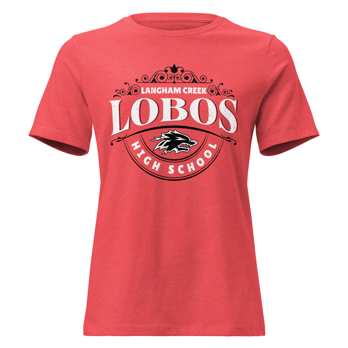 Langham Creek High School Lobos Women's Relaxed Fit T-shirt 211