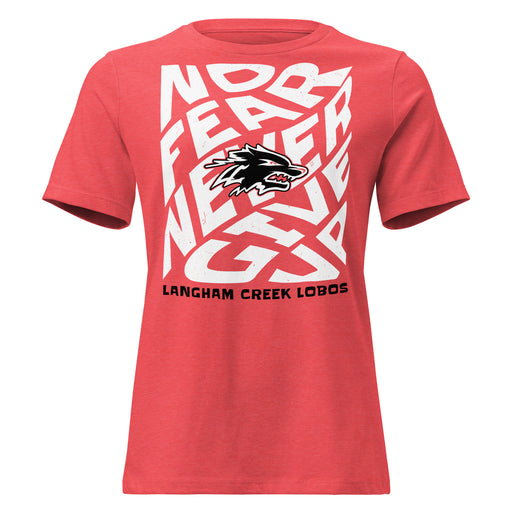 Langham Creek High School Lobos Women's Relaxed Fit T-shirt 236
