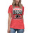 Student wearing Langham Creek High School Lobos Women's Relaxed Fit T-shirt 001