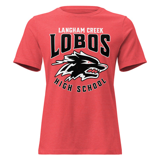 Langham Creek High School Lobos Women's Relaxed Fit T-shirt 213