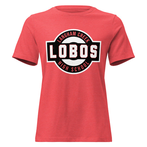 Langham Creek High School Lobos Women's Relaxed Fit T-shirt 011