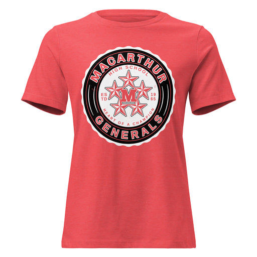 MacArthur High School Generals Women's Relaxed Fit T-shirt 216