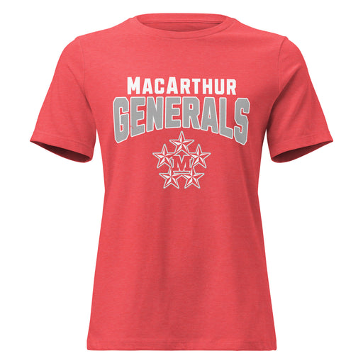MacArthur High School Generals Women's Relaxed Fit T-shirt 234