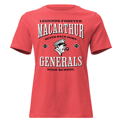 MacArthur High School Generals Women's Relaxed Fit T-shirt 230