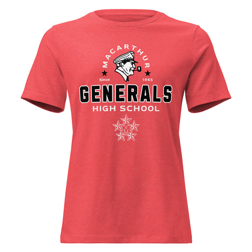 MacArthur High School Generals Women's Relaxed Fit T-shirt 222