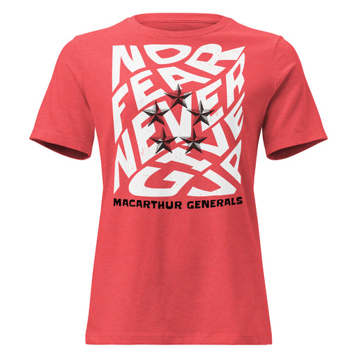 MacArthur High School Generals Women's Relaxed Fit T-shirt 236