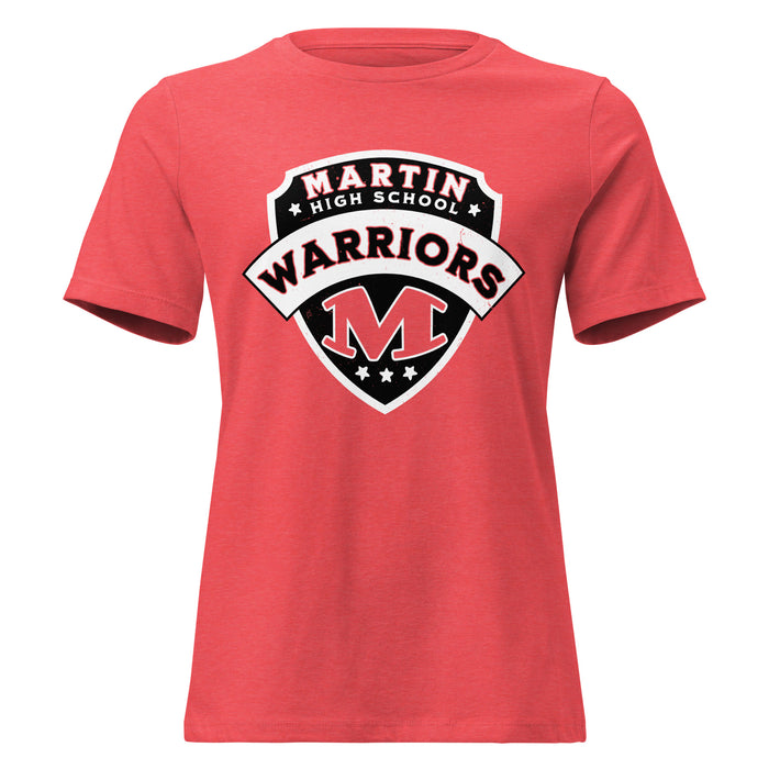 Martin High School Warriors Women's Relaxed Fit T-shirt 221