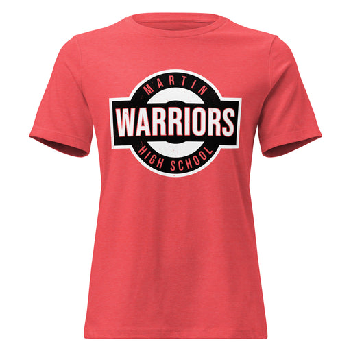 Martin High School Warriors Women's Relaxed Fit T-shirt 011