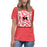 Student wearing Martin High School Warriors Women's Relaxed Fit T-shirt 236