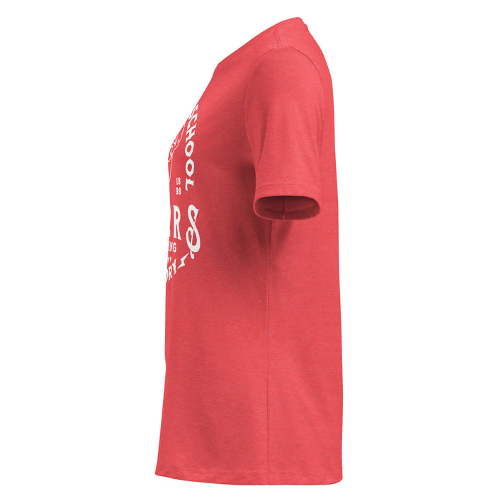 Side view of Katy High School Tigers Women's Relaxed Fit T-shirt 206