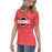 Side view of Westfield High School Mustangs Women's Heather Red T-shirt 011