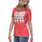 Close-up view of Cypress Lakes High School Spartans Heather Red Women's T-shirt 231