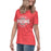 Side view of Cypress Lakes High School Spartans Heather Red Women's T-shirt 011