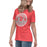 Side view of Cypress Lakes High School Spartans Heather Red Women's T-shirt 203