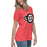 Side view of Langham Creek High School Lobos Women's Relaxed Fit T-shirt 011