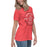 Side view of MacArthur High School Generals Women's Relaxed Fit T-shirt 201