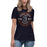 Seven Lakes High School Spartans Navy Women's T-shirt 201