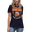 Seven Lakes High School Spartans Navy Women's T-shirt 204