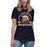 Seven Lakes High School Spartans Navy Women's T-shirt 208