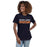 Young lady wearing Seven Lakes High School Spartans Navy Women's T-shirt 010