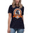 Seven Lakes High School Spartans Navy Women's T-shirt 212