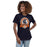 Woman wearing Seven Lakes High School Spartans Navy Ladies T-shirt 212