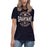 Seven Lakes High School Spartans Navy Women's T-shirt 218