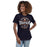 Woman wearing Seven Lakes High School Spartans Navy Women's T-shirt 218