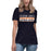 Seven Lakes High School Spartans Navy Women's T-shirt 031