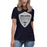 Tomball Memorial High School Wildcats Women's Navy Blue T-shirt 225