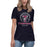 Tompkins High School Falcons Women's Navy Blue T-shirt 226