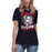 Allen High School Eagles Women's Navy Blue T-shirt 210