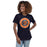 Woman wearing Bridgeland High School Bears Women's Navy Blue T-shirt 224