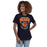 Woman wearing Bridgeland High School Bears Women's Navy Blue T-shirt 204