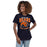 Woman wearing Bridgeland High School Bears Women's Navy Blue T-shirt 213