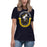 Cypress Ranch High School Mustangs Women's Navy T-shirt 229