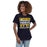 Woman wearing Cypress Ranch High School Mustangs Women's Navy T-shirt 231