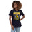 Woman wearing Cypress Ranch High School Mustangs Women's Navy T-shirt 204