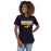 Woman wearing Cypress Ranch High School Mustangs Women's Navy T-shirt 049