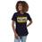 Woman wearing Cypress Ranch High School Mustangs Women's Navy T-shirt 098
