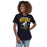 Woman wearing Cypress Ranch High School Mustangs Women's Navy T-shirt 213