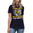 Cypress Ranch High School Mustangs Women's Navy T-shirt 205