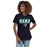 Woman wearing Cypress Ridge High School Rams Women's Navy T-shirt 049