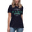 Cypress Ridge High School Rams Women's Navy T-shirt 044