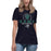 Cypress Ridge High School Rams Women's Navy T-shirt 222