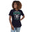 Woman wearing Cypress Ridge High School Rams Women's Navy T-shirt 213