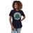 Woman wearing Cypress Ridge High School Rams Women's Navy T-shirt 203