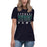 Cypress Ridge High School Rams Women's Navy T-shirt 024