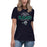 Cypress Ridge High School Rams Women's Navy T-shirt 040